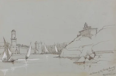 Toegang tot de haven van Marseille