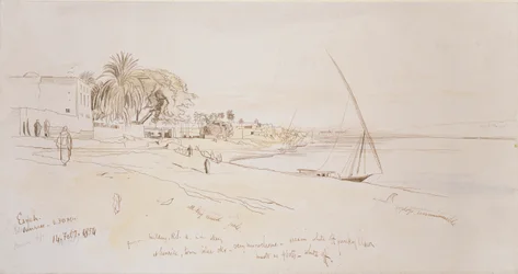 Esneh, Egypte, 1854