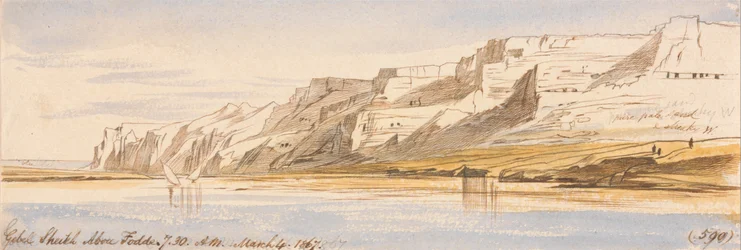 Gebel Sheikh Abu Fodde, 7:30 uur, 4 maart 1867 (590)