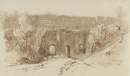 Gezicht op de Ponte Lupo (bij Tivoli)