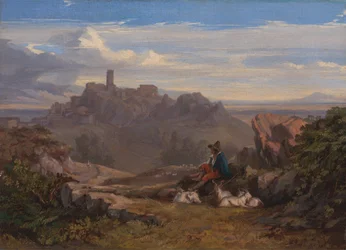 Landschap met Geitenhoeder, ca. 1842