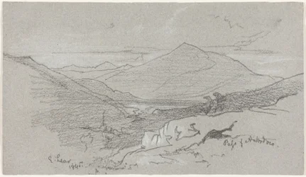 Uitzicht op de bergen vanuit Antrodoco