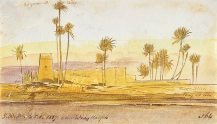 Dichtbij Wady Halfeh, 17:30, 6 februari 1867