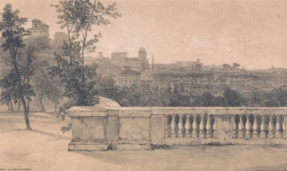 Rome vanaf de Monte Pincio