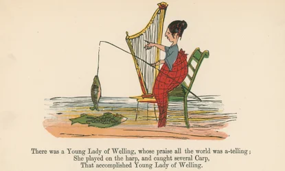 Er was een jonge dame van Welling, wiens lof de hele wereld vertelde, uit 