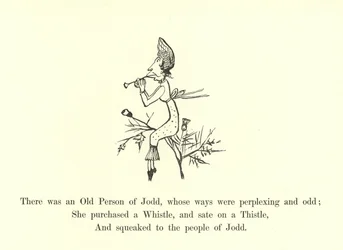 Er was een oude man van Jodd, wiens manieren verwarrend en vreemd waren