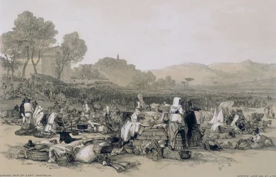 Gezichten in Rome en omgeving: kermis van SantAnatolia