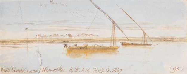 Westelijke Jordaanoever bij Howatke; 8.15 uur, 8 januari 1867 (95)
