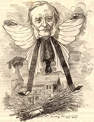 Karikatuur van George Granville Bradley