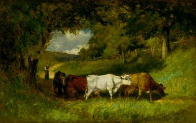 De koeien naar huis brengen, 1881