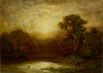 Zonsondergang, ca. 1875-1880