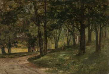 Zonder titel (landschap met bomen)