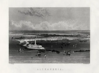 Alexandrië, Egypte, 19e eeuw