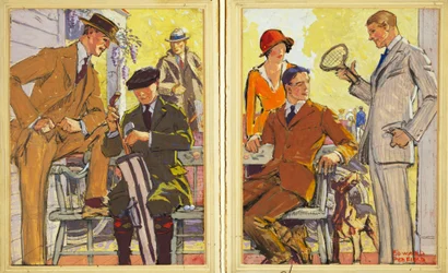 Advertentie voor kleding van Hart, Schaffner & Marx, gepubliceerd in 1900