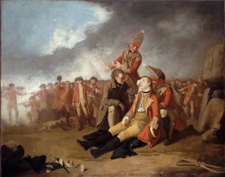 De dood van generaal Wolfe, 1763