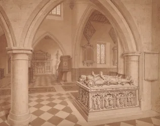 Graf in kerk