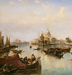 Het Bacino di San Marco, Kijkend naar de Monding van het Grote Kanaal (detail)