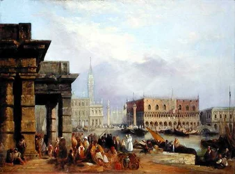 Uitzicht op Venetië
