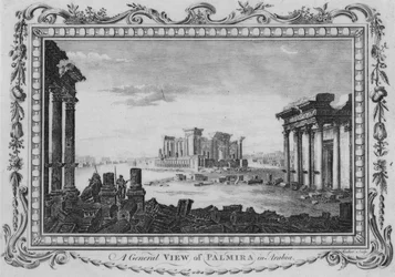 Een algemeen uitzicht op Palmira in Arabië, ca. 1770