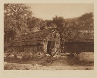 Het Diegueño-huis in Santa Ysabel