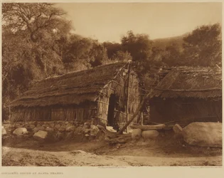 Het Diegueño-huis in Santa Ysabel