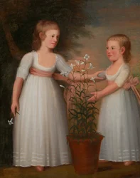 De Davis-kinderen (Eliza Cheever Davis en John Derby Davis)