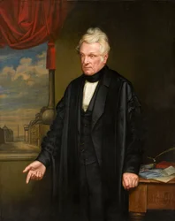 Portret van John Clayton, Engelse advocaat en archeoloog, 1863