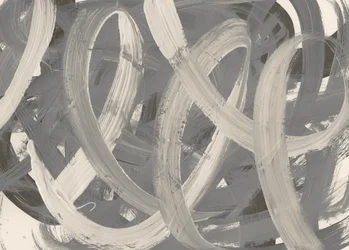 Abstracte, herhalende penseelstreken