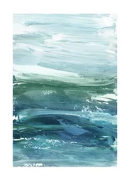 Abstracte oceaanlagen