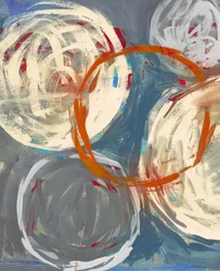 Opvallende abstracte cirkels
