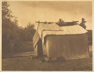 Een mattenhuis - Skokomish