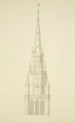 Geprojecteerde toren van St. Mary Redcliffe