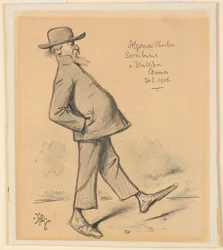 Algernon Charles Swinburne op Wimbledon Common