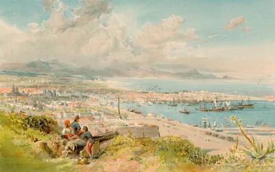 Barcelona, vanaf Montjuich
