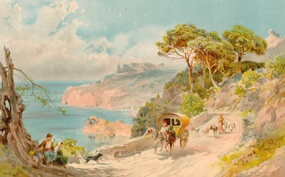 Kustweg bij Soller, Majorca