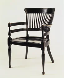 Armstoel, vervaardigd door James Peddle, c.1880