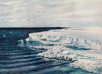 De Grote IJsschots, Kijkend naar het Oosten vanaf Kaap Crozier, 4 januari 1911, 1913