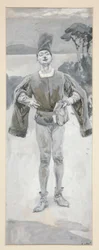 Autolycus, illustratie bij Ballads and Ballad Music Illustrating Shakespeare