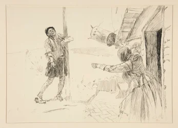 Christopher Sly, illustratie voor Inleiding, Scene ii, Taming of the Shrew