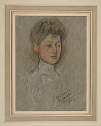 Portret voor de Kroning van Eduard VII: prinses Victoria Alexandra Olga Mary