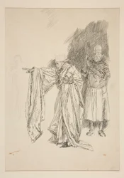 Vroege studie voor Koning - Act II, Scene III, Allen