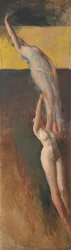 Figurenstudie, voor The Spirit of Light, Rotunda, Pennsylvania State Capitol, Harrisburg