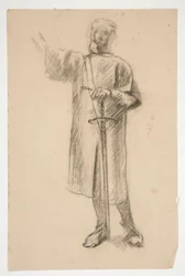 Figurenstudie voor