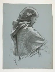 Figurenstudie voor Koning Arthur
