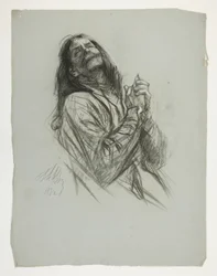 Figurenstudie voor Koning Arthur
