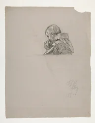 Figuurstudie voor Koning Arthur