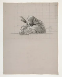 Figurenstudie voor Koning Arthur
