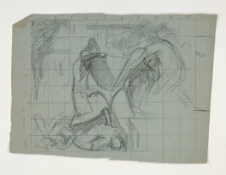 Figuurstudie voor de Zeven Hoofdzonden, uit De zoektocht naar de Heilige Graal (een serie van vijftien schilderijen voor de Boston Public Library, voltooid in 1901)