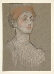 Hoofd van een vrouw, Kroning van Edward VII