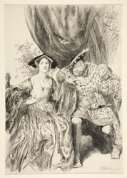 Henry en Anne Boleyn. Koning Henry: